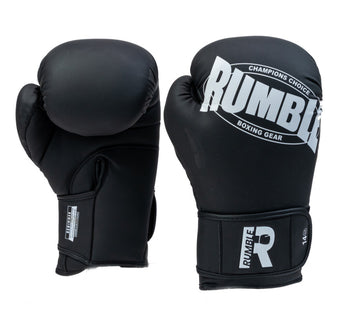 Rumble Bokshandschoenen PU Beginner Zwart/Wit