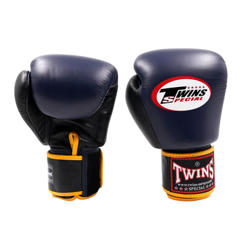 Twins Bokshandschoenen BGVL 3 Zwart/Navy/Geel