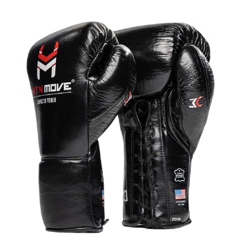 Hit N Move Zak en Conditie Bokshandschoenen Compact 16oz Zwart