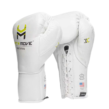 Hit N Move Zak en Conditie Bokshandschoenen Compact 14oz Wit