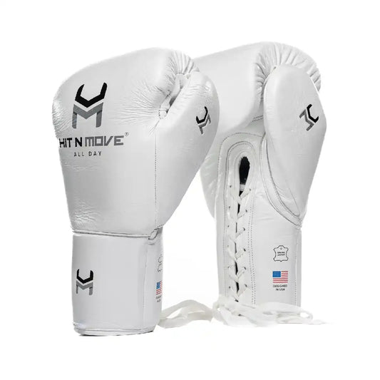 Hit N Move Bokshandschoenen All Day Pro-Grip Plus Laces Wit