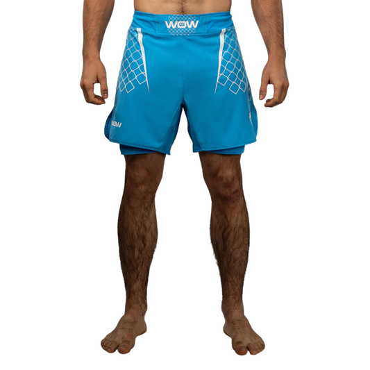 Venum X WOW FC Fightshort Oceaan Blauw