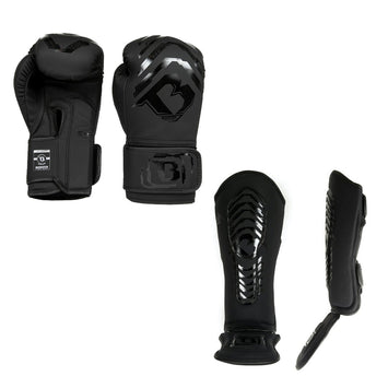 Booster kickboks set BG Youth Elite V2.1 Black/Black