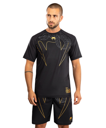Venum Dry Tech T-shirt Serpenti Zwart/Zilver/Goud