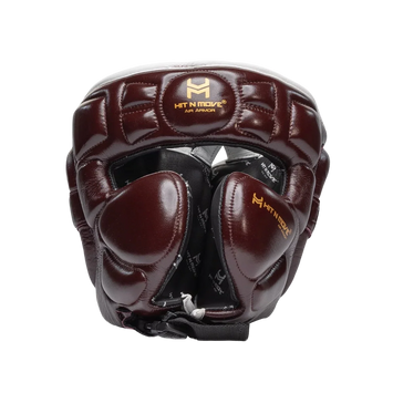 Hit N Move Hoofdbeschermer Air Armor Burgundy/Wit