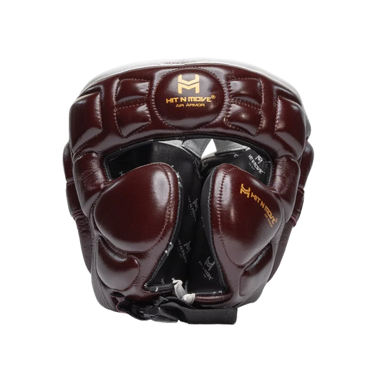 Hit N Move Hoofdbeschermer Air Armor Wijn Rood/Wit