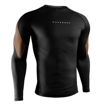 Hayabusa Men's Pro Ranked Rashguard Long Sleeve Bruin