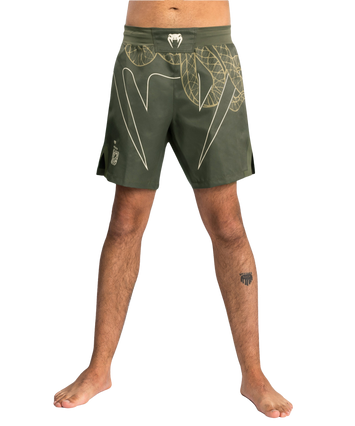 Venum Fightshort Serpenti Khaki/Brons/Ivoor