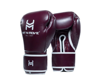 Hit N Move Bokshandschoenen All Day Pro-Grip Plus Burgundy