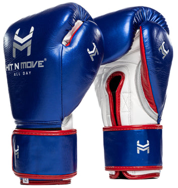 Hit N Move Bokshandschoenen All Day Pro-Grip Plus Blauw/Wit