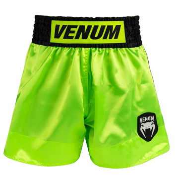 Venum Kickboksshort Classic Evo Muay Thai Neon Geel/Zwart