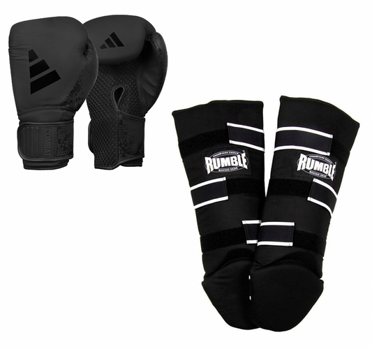 Adidas/Rumble Kickboksset Combat 50 en De Luxe