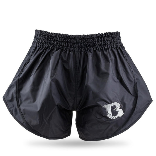 Booster Kickboksshort Retro Hybrid Zwart