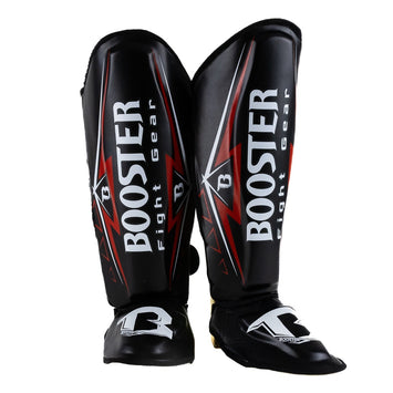 Booster Scheenbeschermer SG War Zwart/Rood