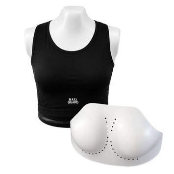 Maxiguard Dames Borstbeschermers Set Zwart