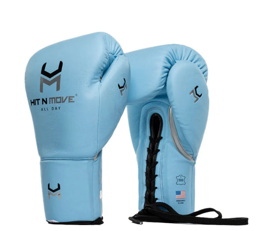 Hit N Move Bokshandschoenen All Day Pro Laces Blauw