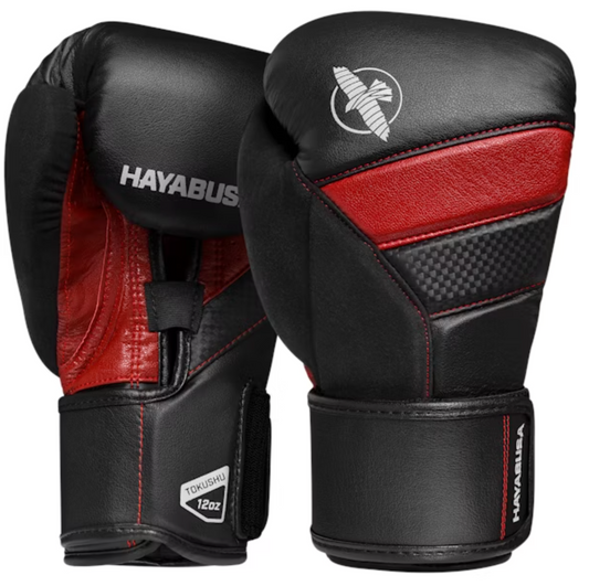 Hayabusa Bokshandschoenen T3 Zwart - Red