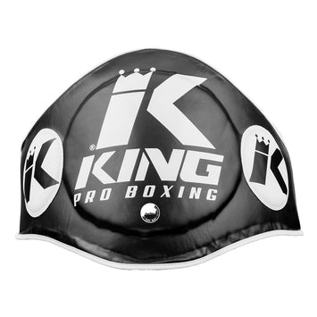 King Pro Boxing Belly Belt BP Zwart/Wit