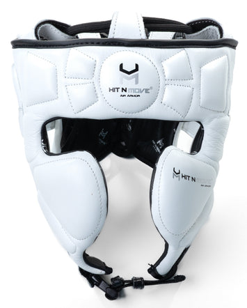 Hit N Move Hoofdbeschermer Air Armor Wit/Zwart