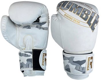 Rumble Bokshandschoenen Kids Camo Wit/Goud