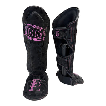 Rumble Scheenbeschermers Camo Junior 2.0 Zwart/Roze