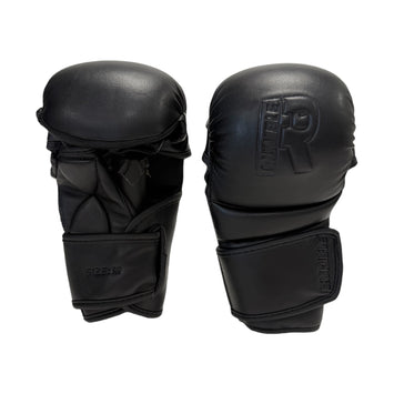 Rumble R-Line Pro MMA Handschoenen Zwart/Zwart