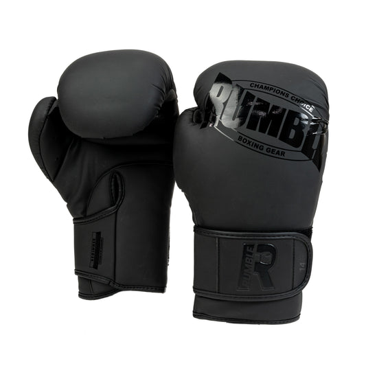 Rumble Bokshandschoenen PU Beginner Zwart/Zwart