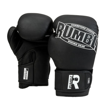Rumble Bokshandschoenen Leer Evolve Zwart/Wit