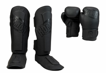 Rumble Evolve Set Leer Zwart/Zwart