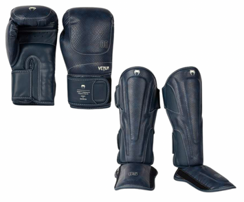 Venum Kickboks Set Impact Evo Scales Midnight Blue