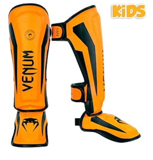 Venum Scheenbeschermers Elite Kids Exclusive Neon Oranje