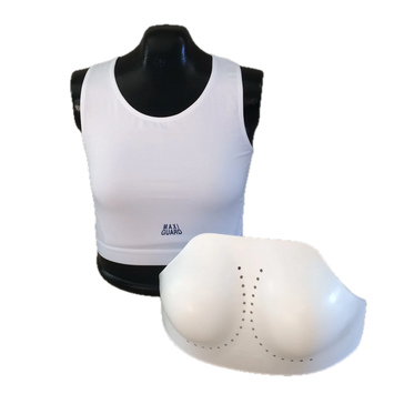 Maxiguard Dames Borstbeschermers Set Wit