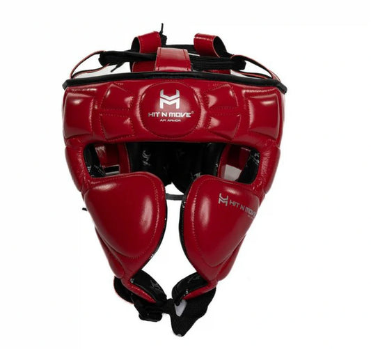 Hit N Move Hoofdbeschermer Air Armor Rood