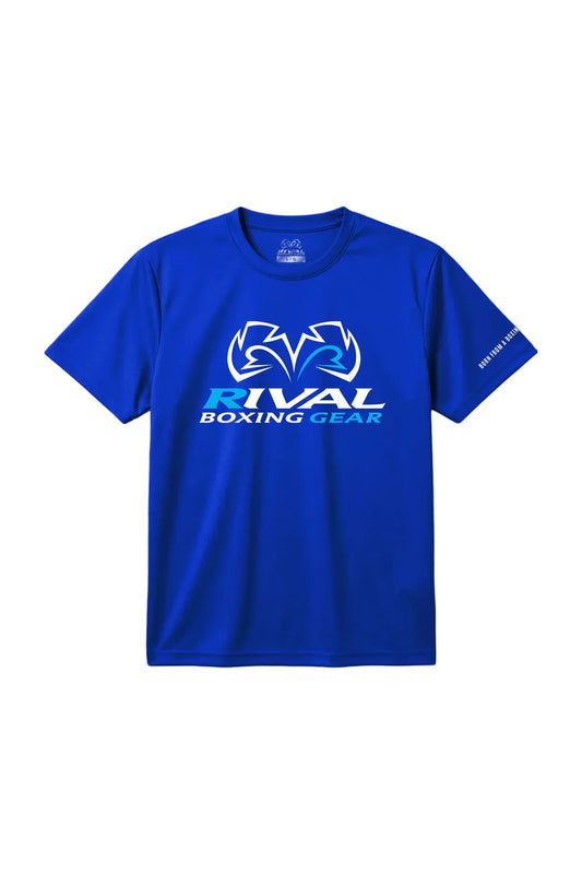 Rival Spandex T-Shirt Blauw