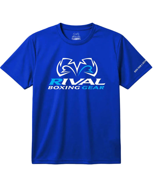 Rival Spandex T-Shirt Blauw