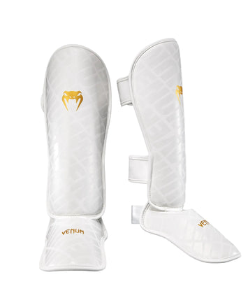 Venum Contender 1.5 XT 3D Scheenbeschermers Wit/Goud