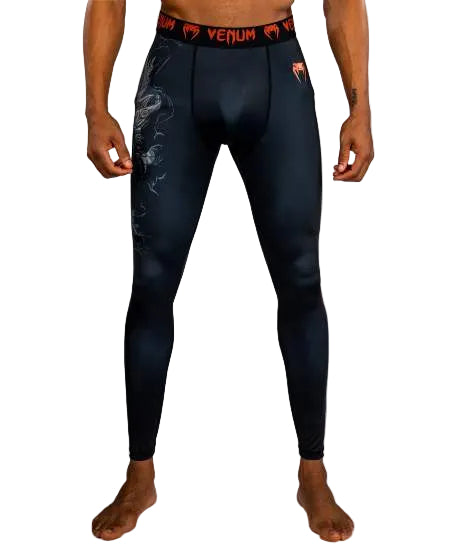 Venum Thunder Dragon Spats Black/Grey/Copper