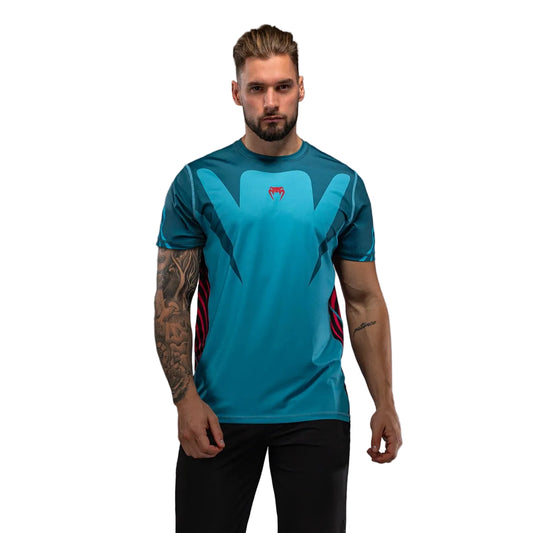 Venum Attack 90 Dry-Tech T-shirt Miami Blauw