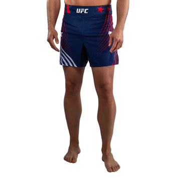 Venum X UFC Officiële Freedom 250 Venum Authentic Fight Night Fight Short Blauw