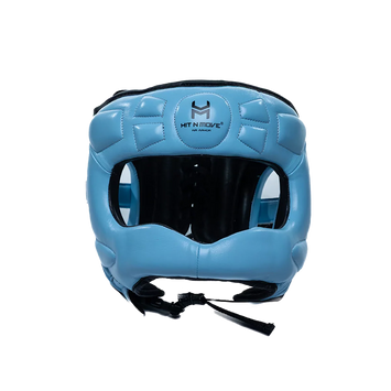 Hit N Move Hoofdbeschermer Face Saver Licht Blauw
