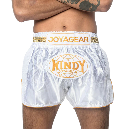 Joya Gear X Windy Kickboksshort Wit/Goud