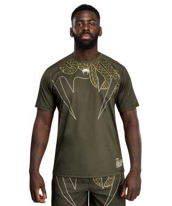 Venum Dry Tech T-shirt Serpenti Khaki/Brons/Ivoor