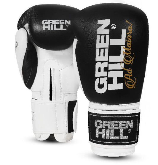 Green Hill Bokshandschoenen Legend Silver Edition Zwart/Wit