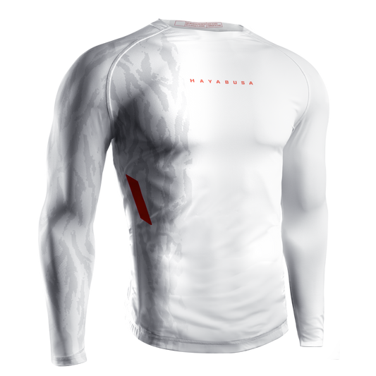 Hayabusa Rashguard Apex Long Sleeve Wit