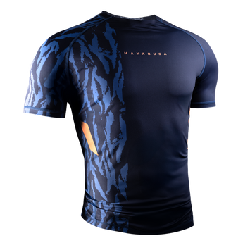 Hayabusa Rashguard Apex Short Sleeve Blauw