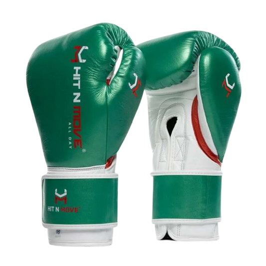 Hit N Move Bokshandschoenen All Day Pro-Grip Plus Metallic Groen