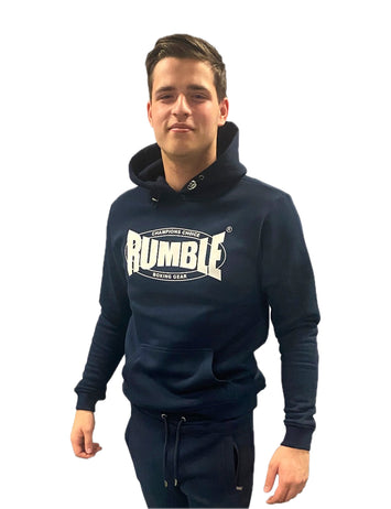 Rumble Hoodie Navy/White
