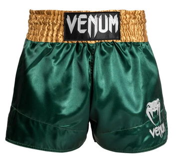 Kickboksshort Venum Classic Groen-Goud-wit