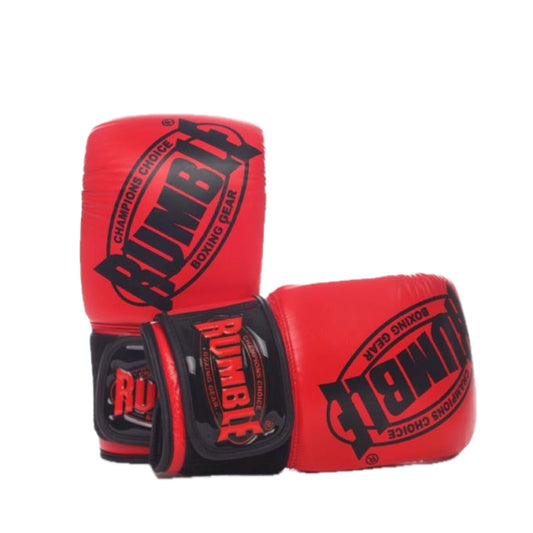 Rumble Zakhandschoenen Leer Winner Rood-Wit