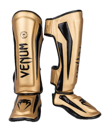 Venum Scheenbeschermers Elite Standup Goud/Zwart